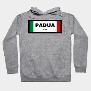 Padua City in Italian Flag Hoodie